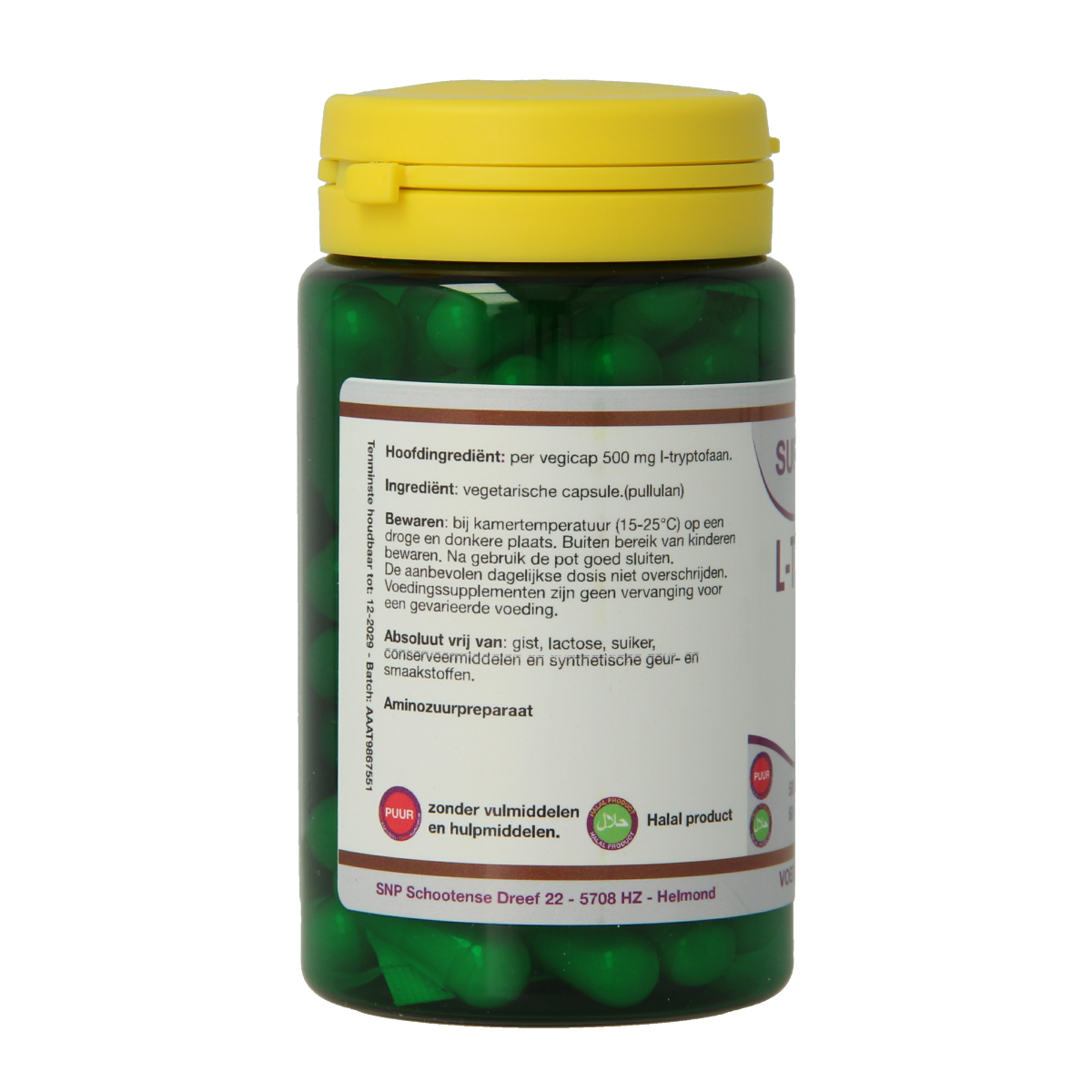 SNP L-Tryptofaan 500 mg 60 capsules