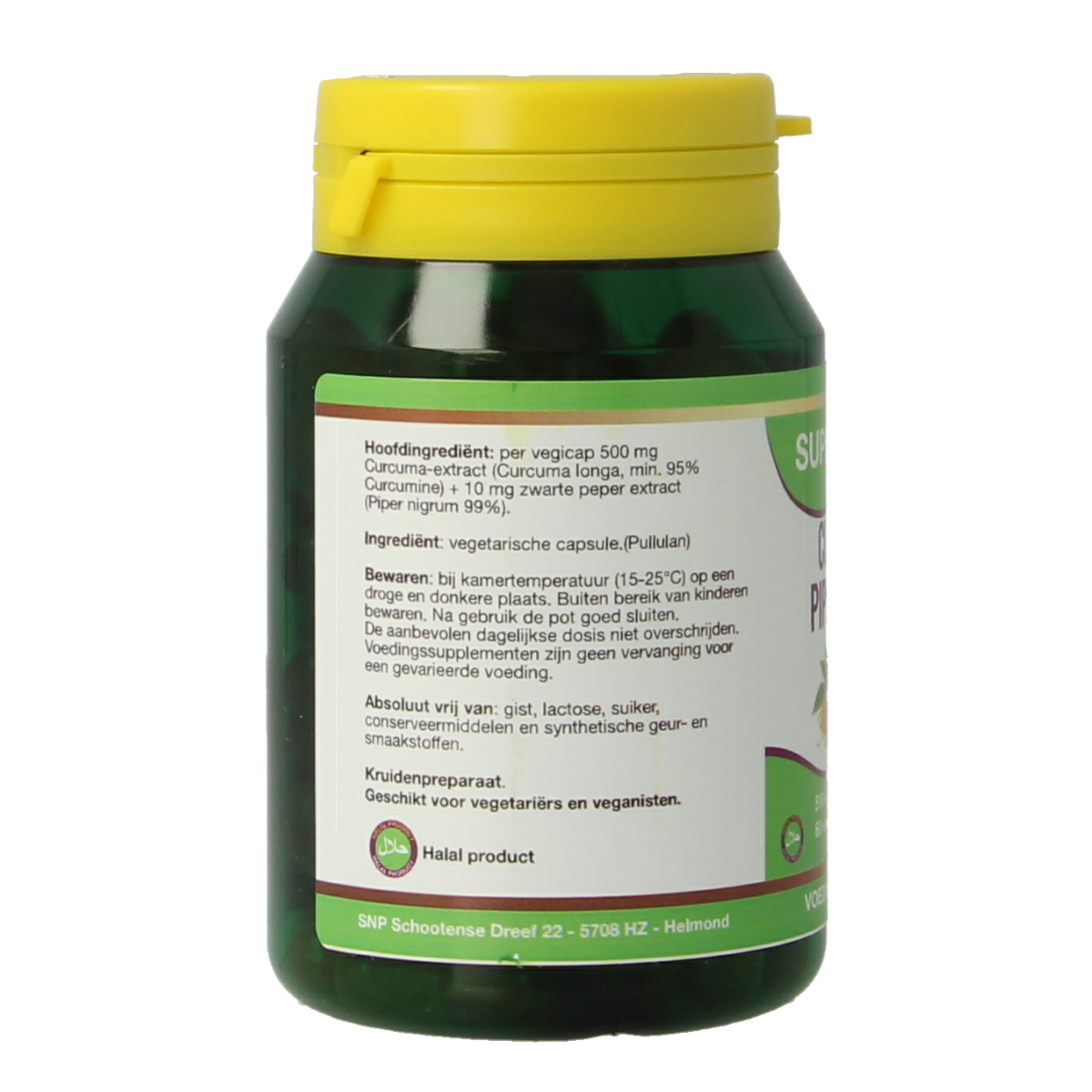 SNP Curcuma & piper nigrum 510 mg puur 60 vcaps
