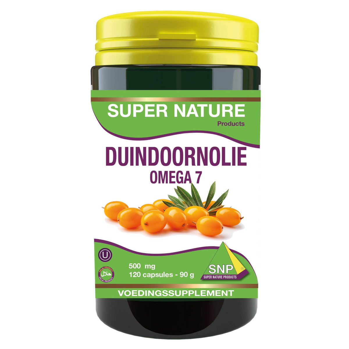 SNP Duindoorn olie omega 7 halal kosher 500 mg 120 capsules