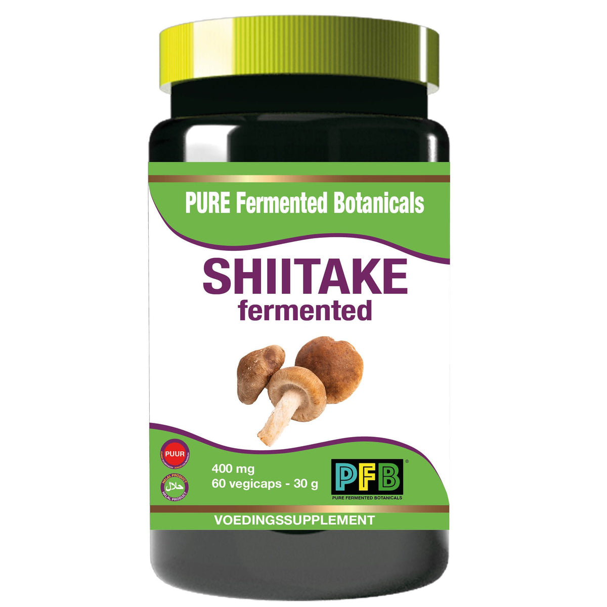SNP Shiitake fermented 400 mg puur 60 vcaps