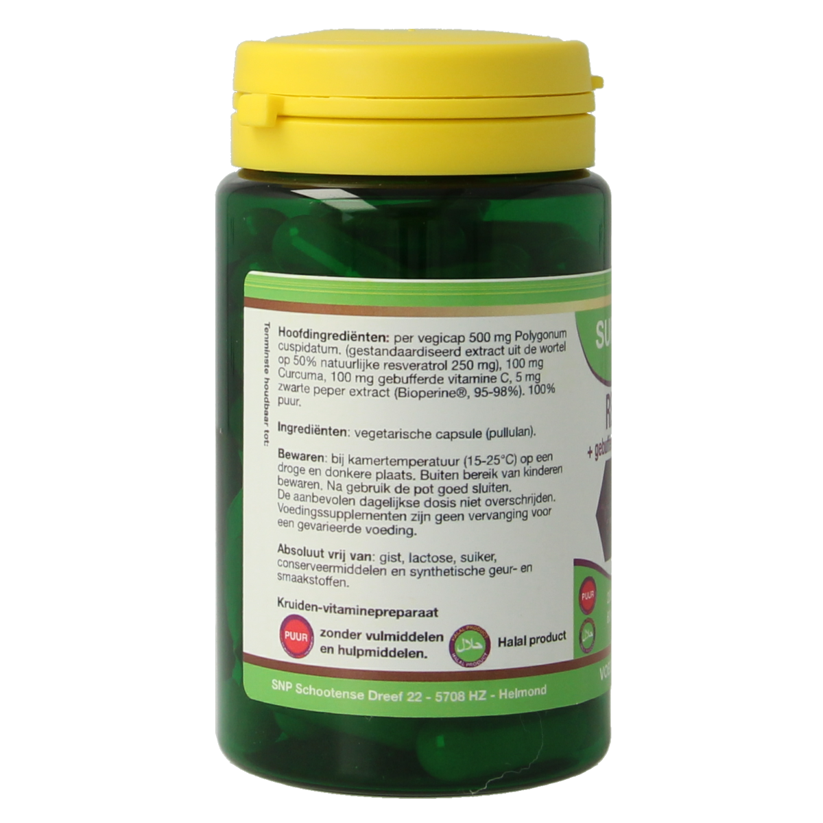 SNP Resveratrol 60 vcaps
