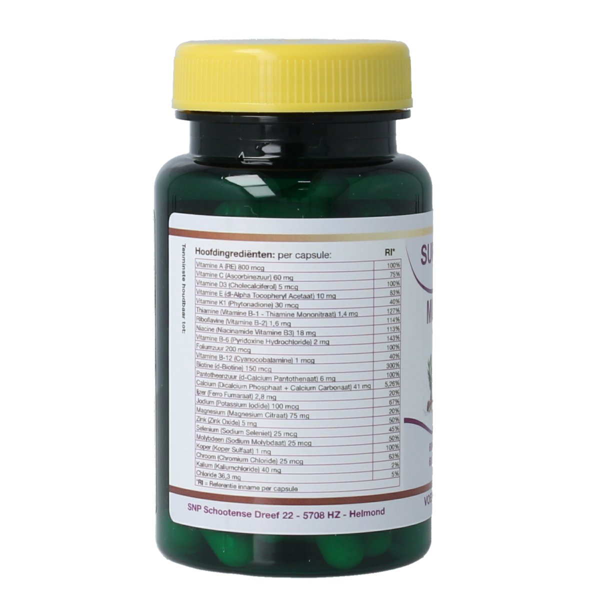 SNP Multi vitamines mineralen 60 capsules
