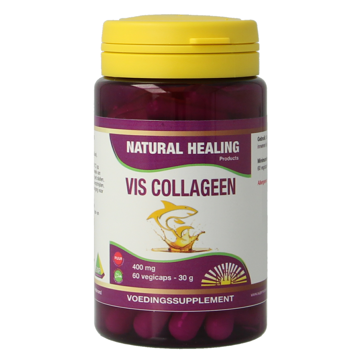 NHP Vis collageen 400 mg puur 60 vcaps