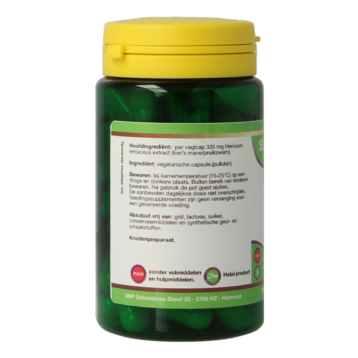 SNP Lions mane (pruikzwam) puur 60 vcaps