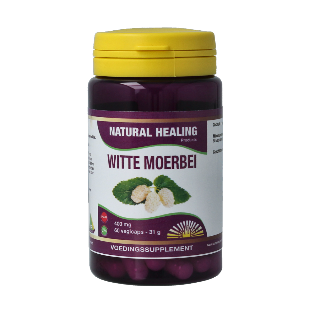 NHP Witte moerbei puur 60 vcaps