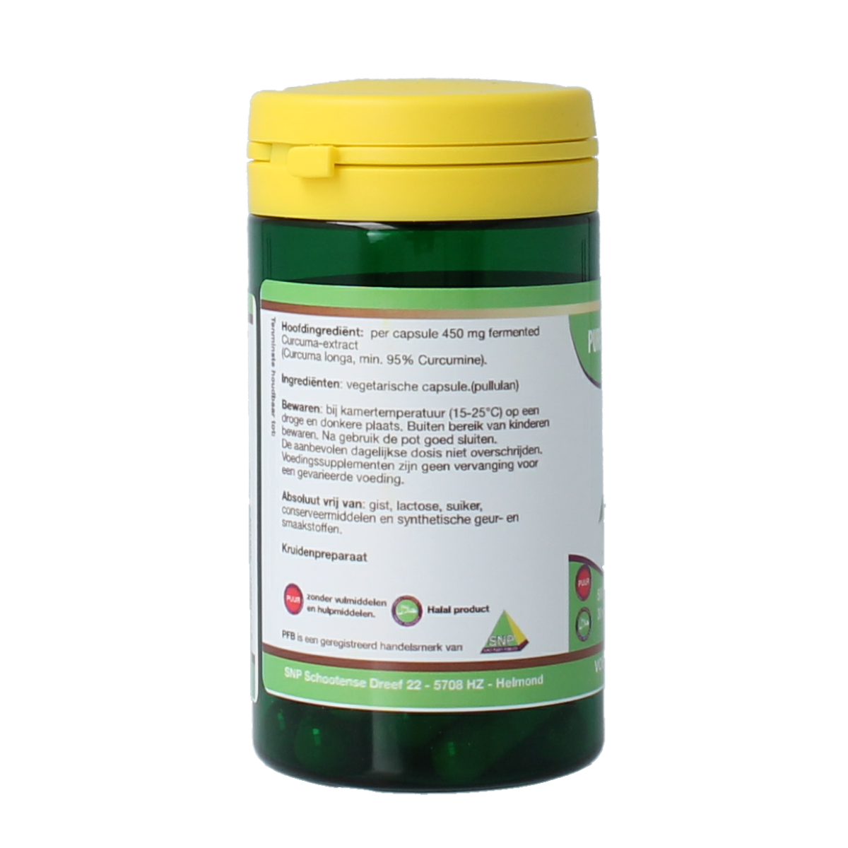 SNP Curcuma fermented puur 30 vcaps