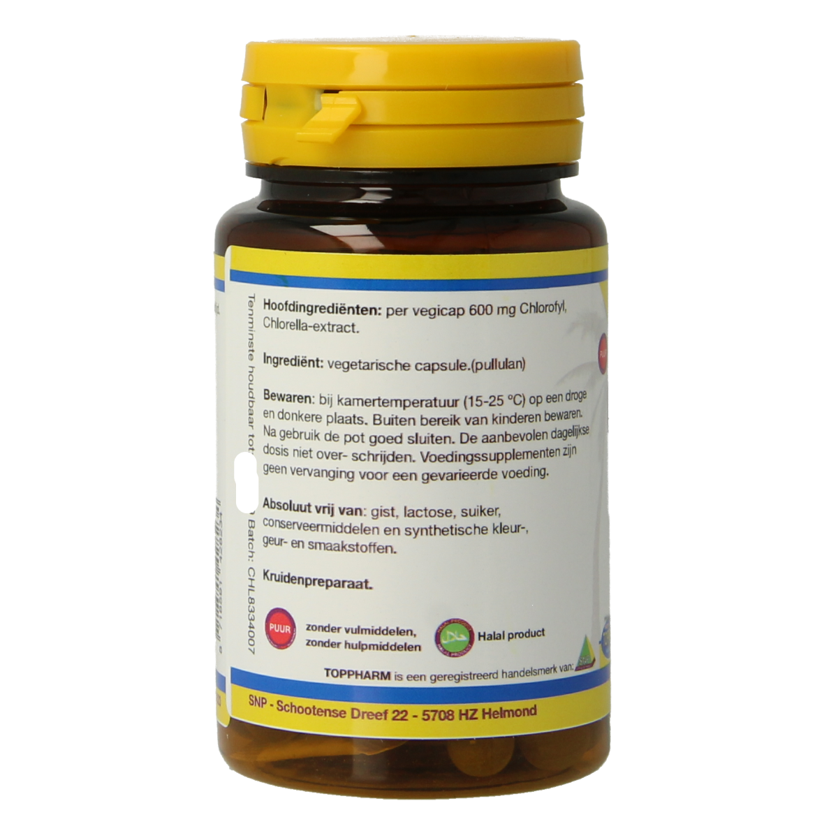 Toppharm Chlorofyl 30 vcaps