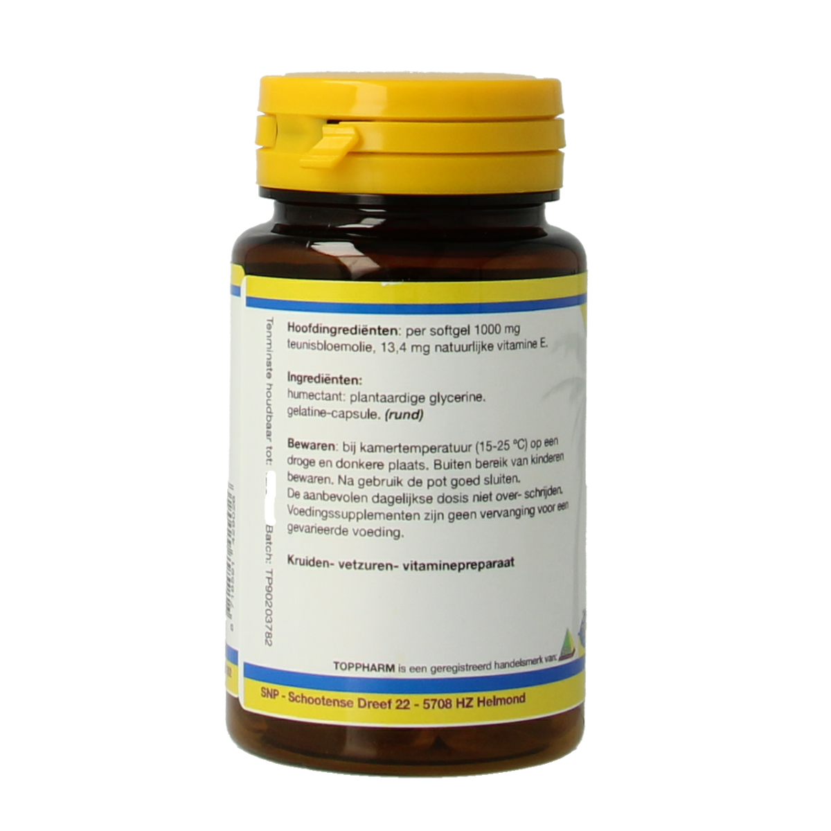 Toppharm Teunisbloem 1000 mg 30 softgels