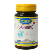 Toppharm L-arginine 500 mg puur 50 vcaps