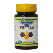 Toppharm Levertraan 410 mg 50 softgels
