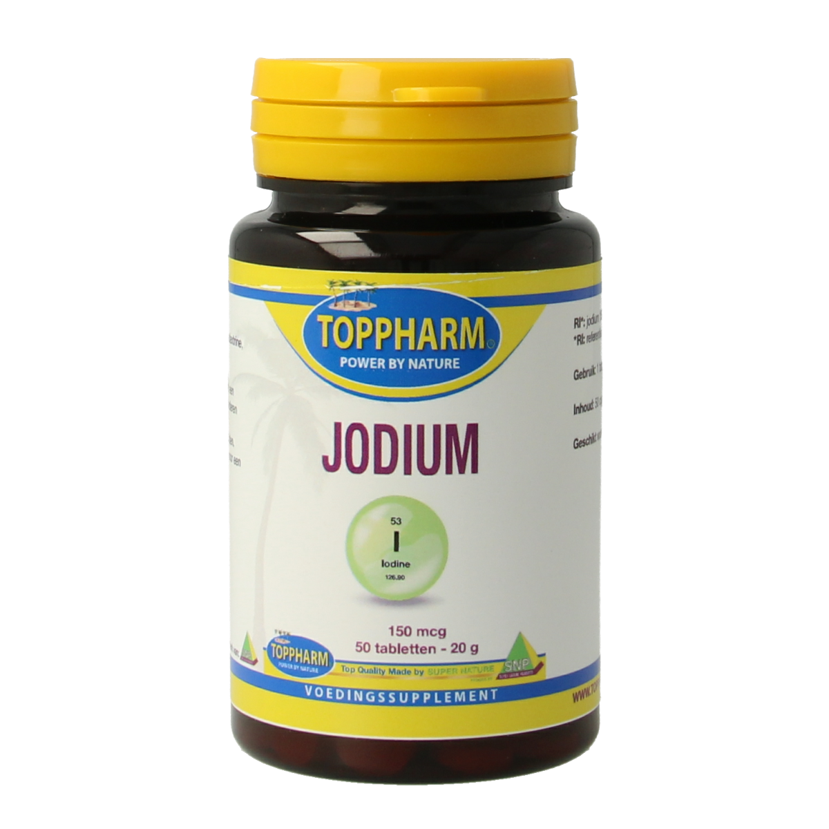 Toppharm Jodium 150 mcg 50 tabletten