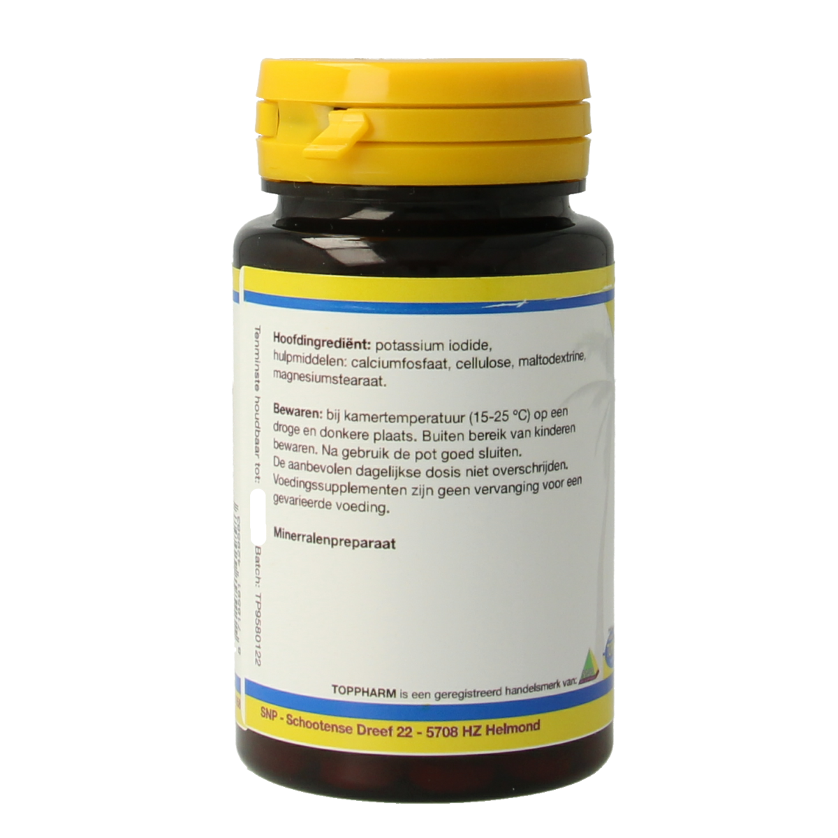 Toppharm Jodium 150 mcg 50 tabletten