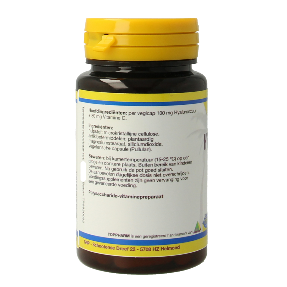 Toppharm Hyaluronzuur Vitamine C 30 capsules