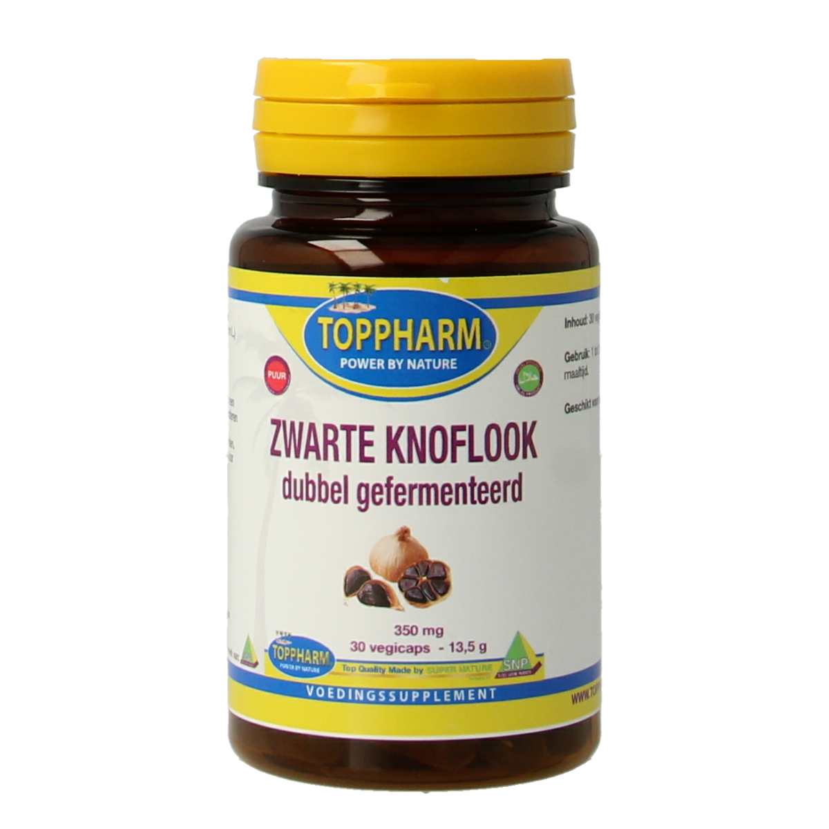 Toppharm Zwarte knoflook 350 mg 30 vcaps