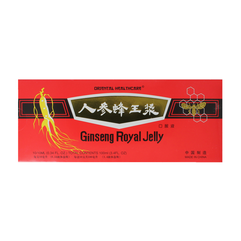 Oriental Health Ginseng royal jelly 10x 10ml 100 ml