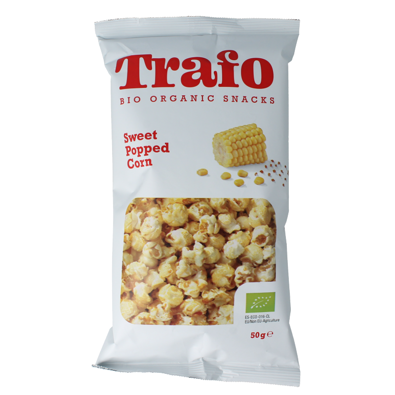 Trafo Popcorn zoet bio 50 gram