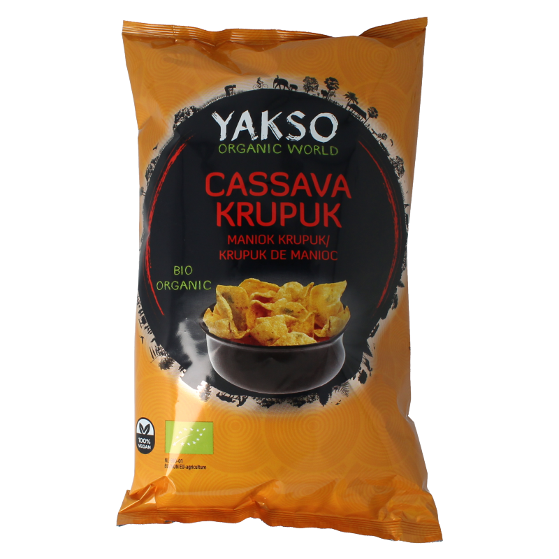 Yakso Cassave krupuk bio 75 gram