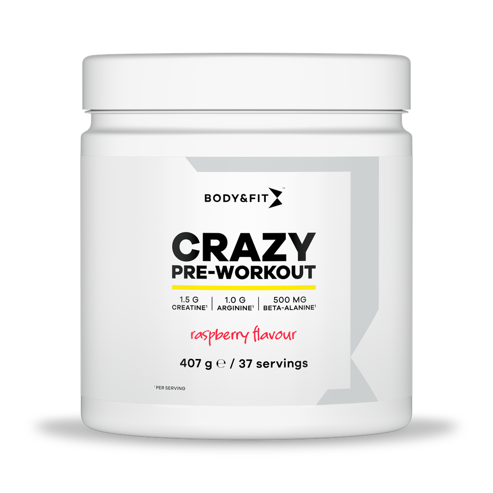 Body & Fit Crazy Pre-Workout Raspberry 407 gr