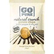 Go Pure Canyon Chips Zwarte Peper & Zeezout 125 gram