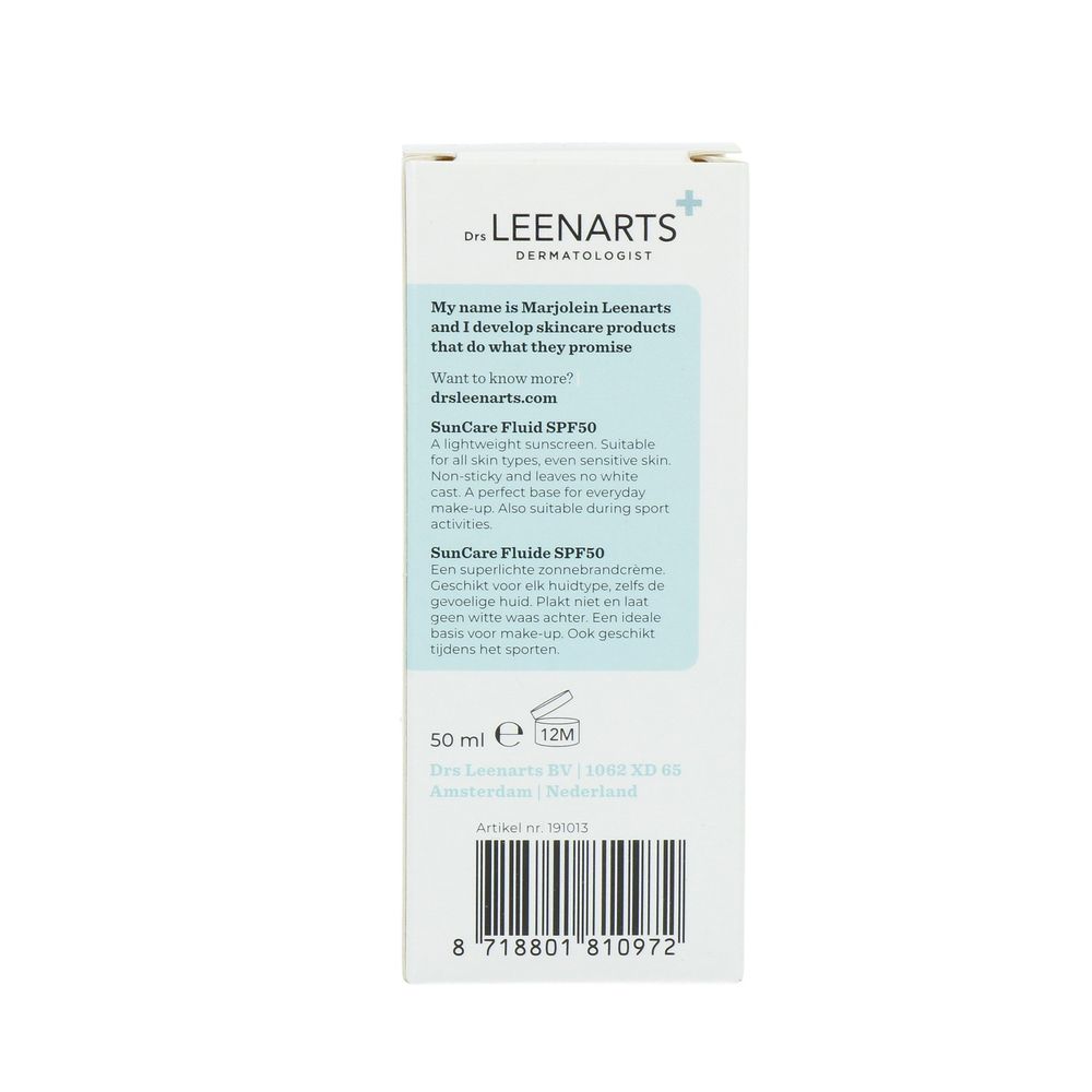 Drs Leenarts Suncare Fluide Spf 50 50 ml