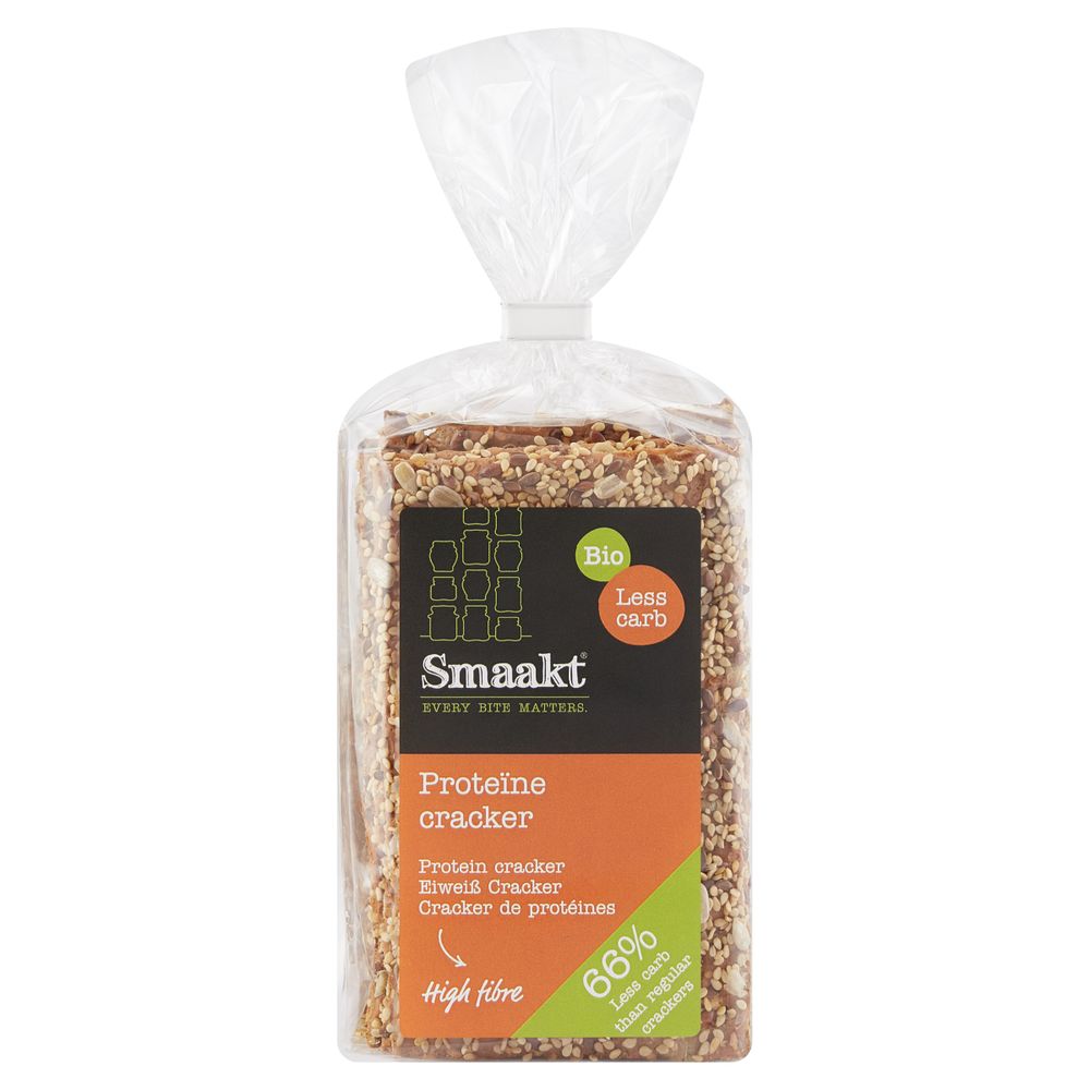 Smaakt Less Carb Proteïne Crackers 200 gr