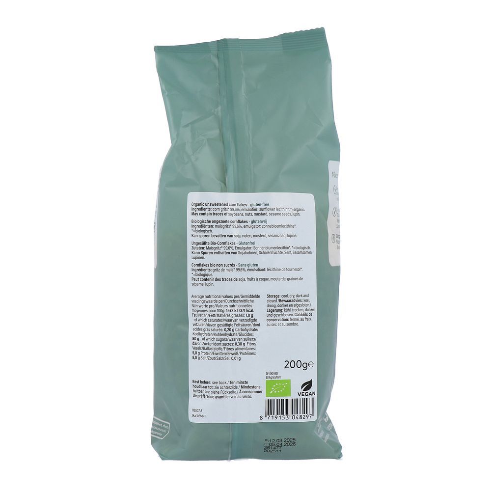 Consenza Cornflakes ongezoet 200 gram