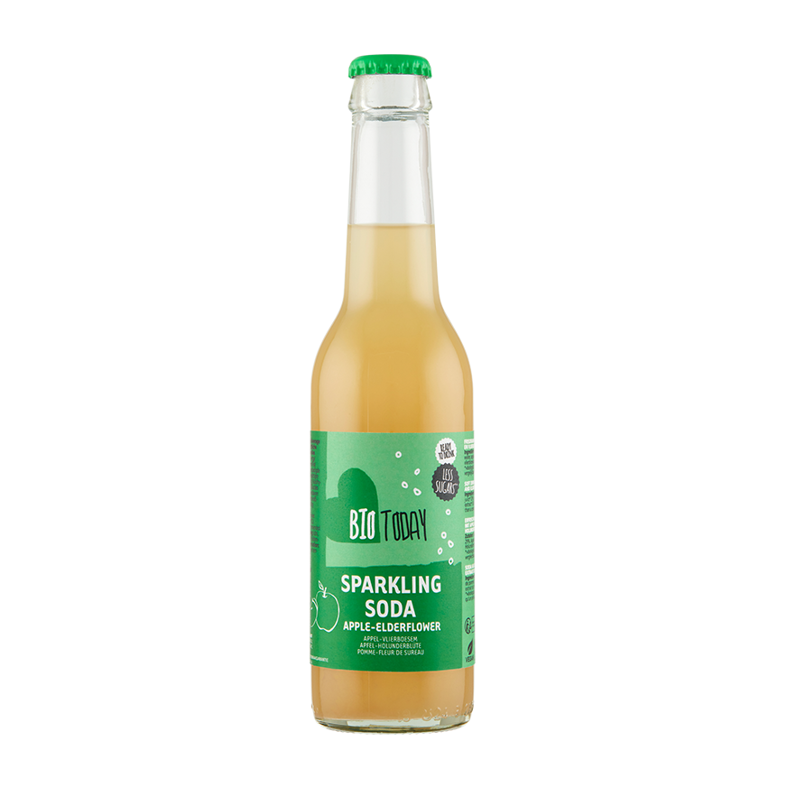 Bio Today Sparkling Soda Appel & Vlierbloesem 275 ml - Biotoday