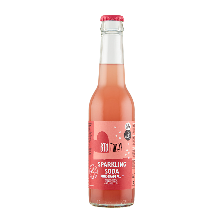 Bio Today Sparkling Soda Roze Grapefruit 275 ml - Biotoday