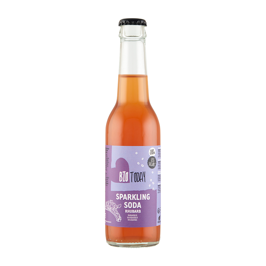 Bio Today Sparkling Soda Rabarber 275 ml - Biotoday