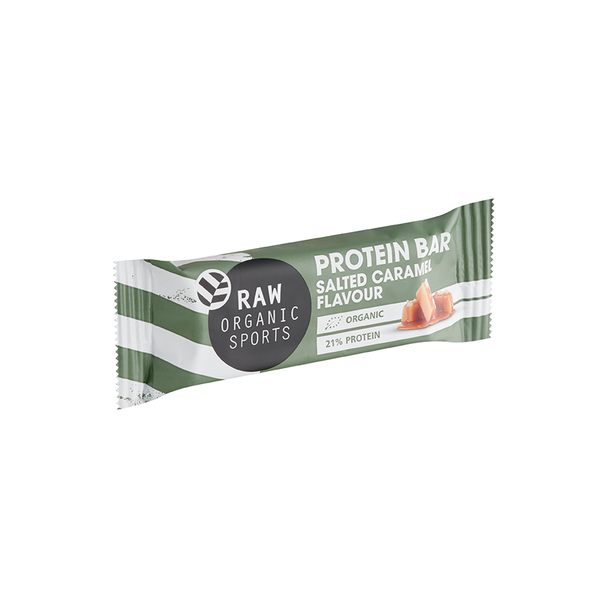 Raw Organic Sports Proteinereep Salted Caramel 47 gr