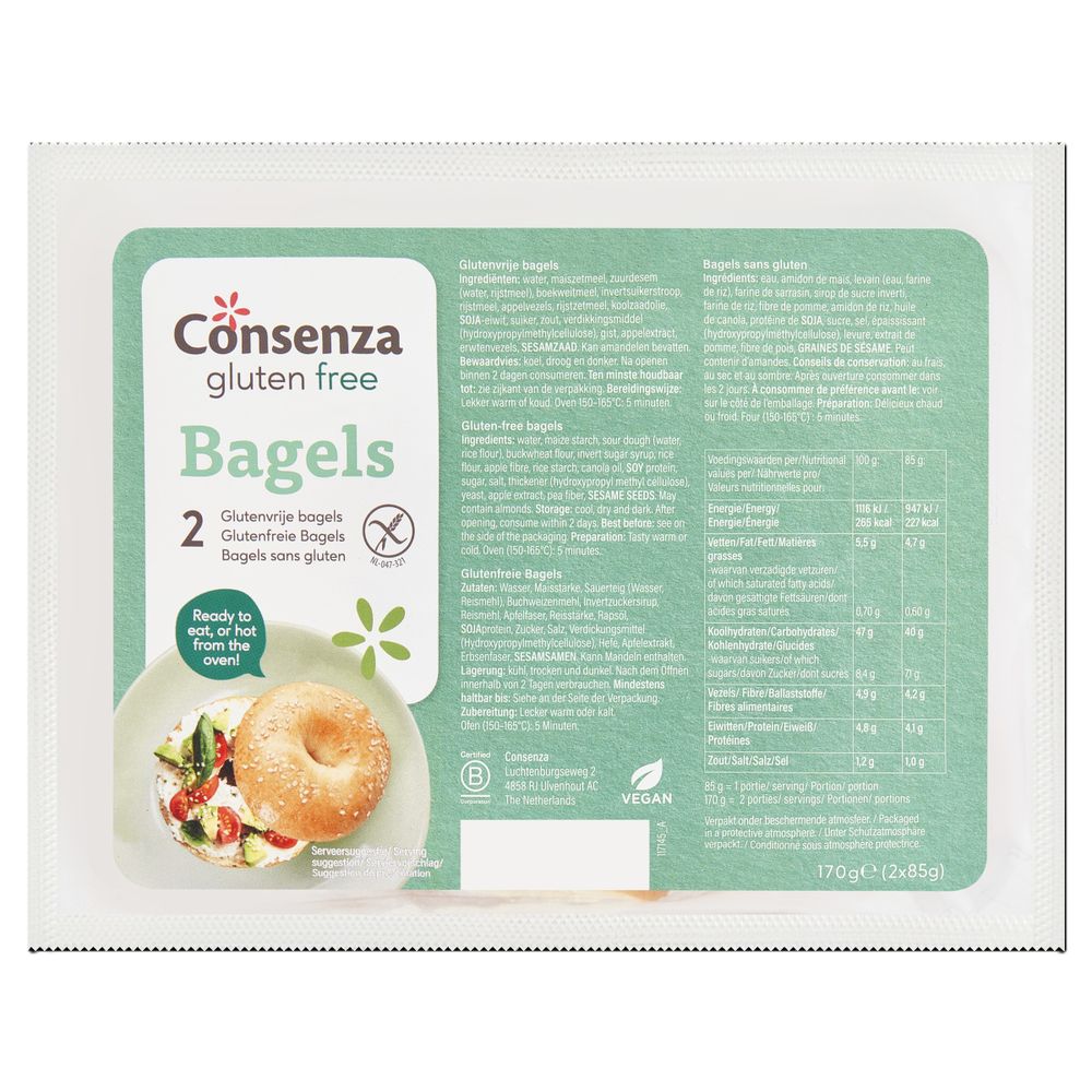 Consenza Bagels 170 gram