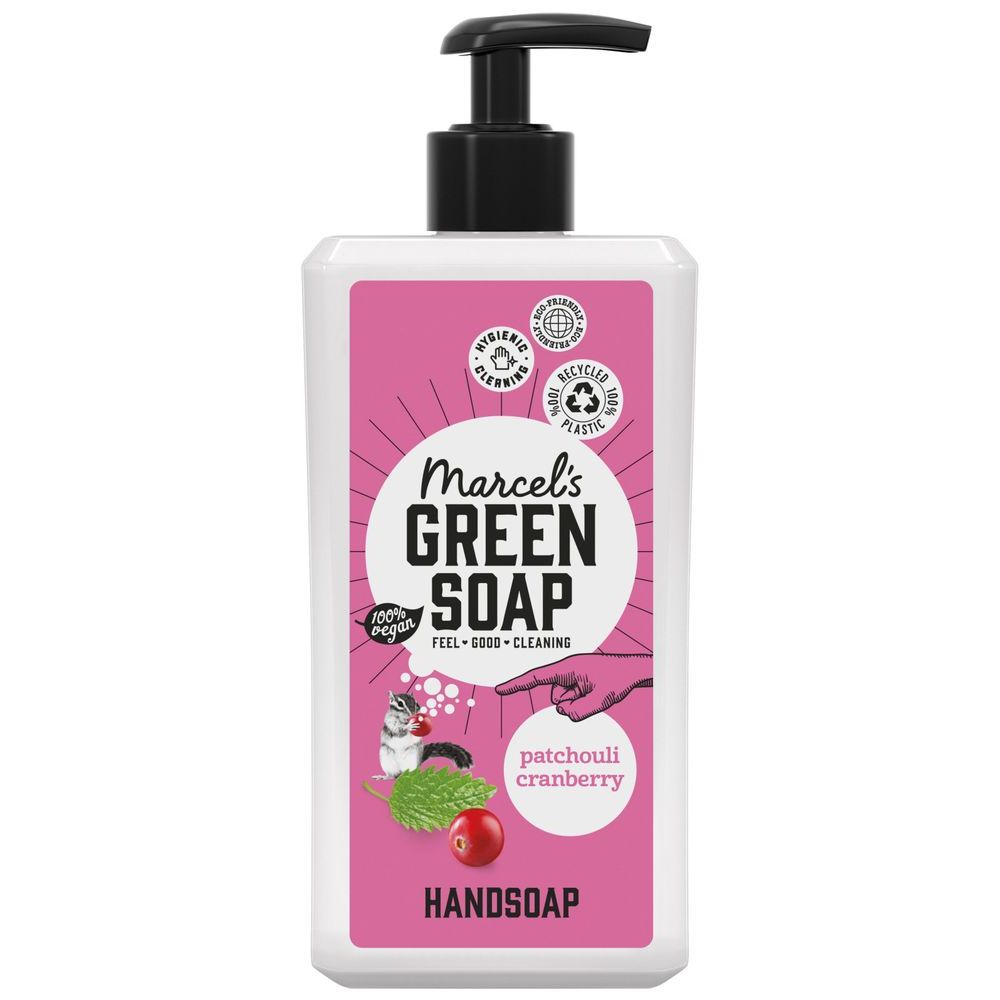 Marcel's Green Soap Handzeep Patchouli & Cranberry 500 ml