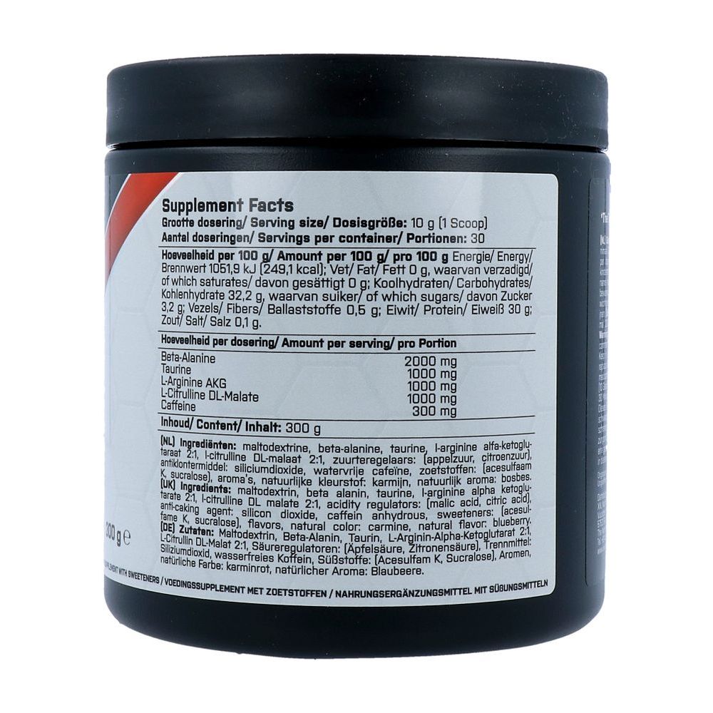 Xxl Nutrition Blast! Pre Workout Fruit Punch 300 gram