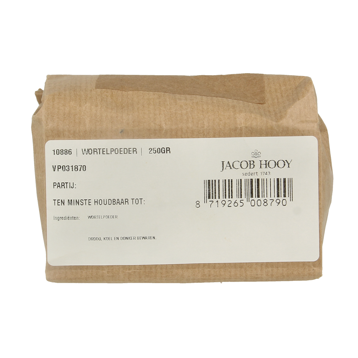 Jacob Hooy Wortelpoeder 250 gram