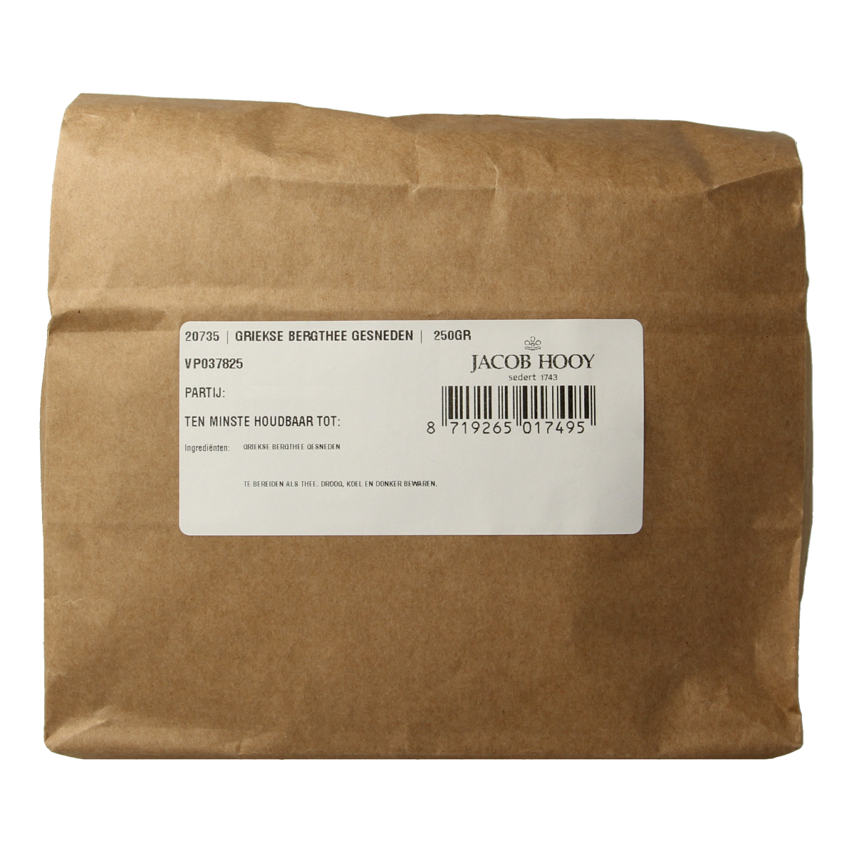 Jacob Hooy Griekse bergthee 250 gram