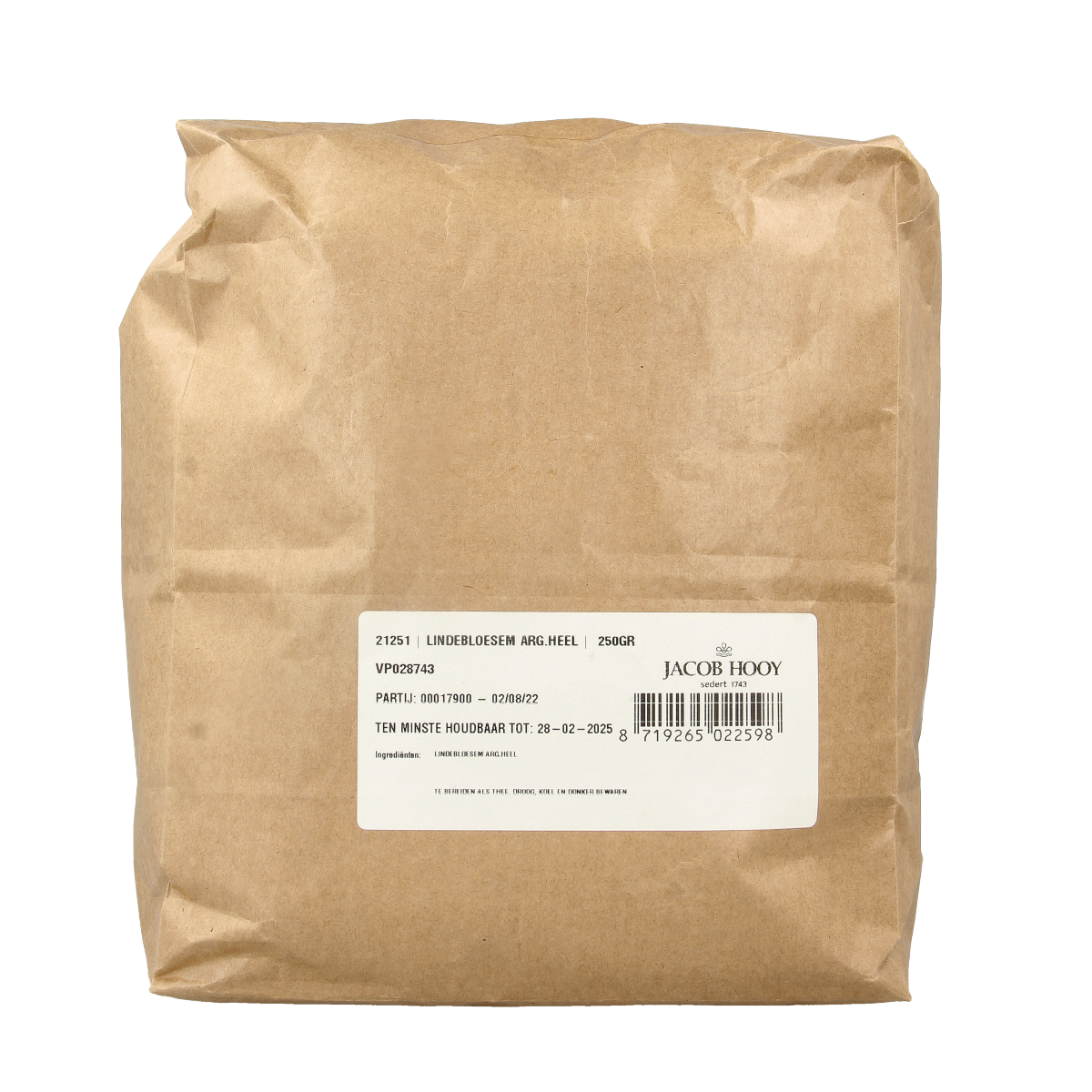 Jacob Hooy Lindebloesem arg heel 250 gram