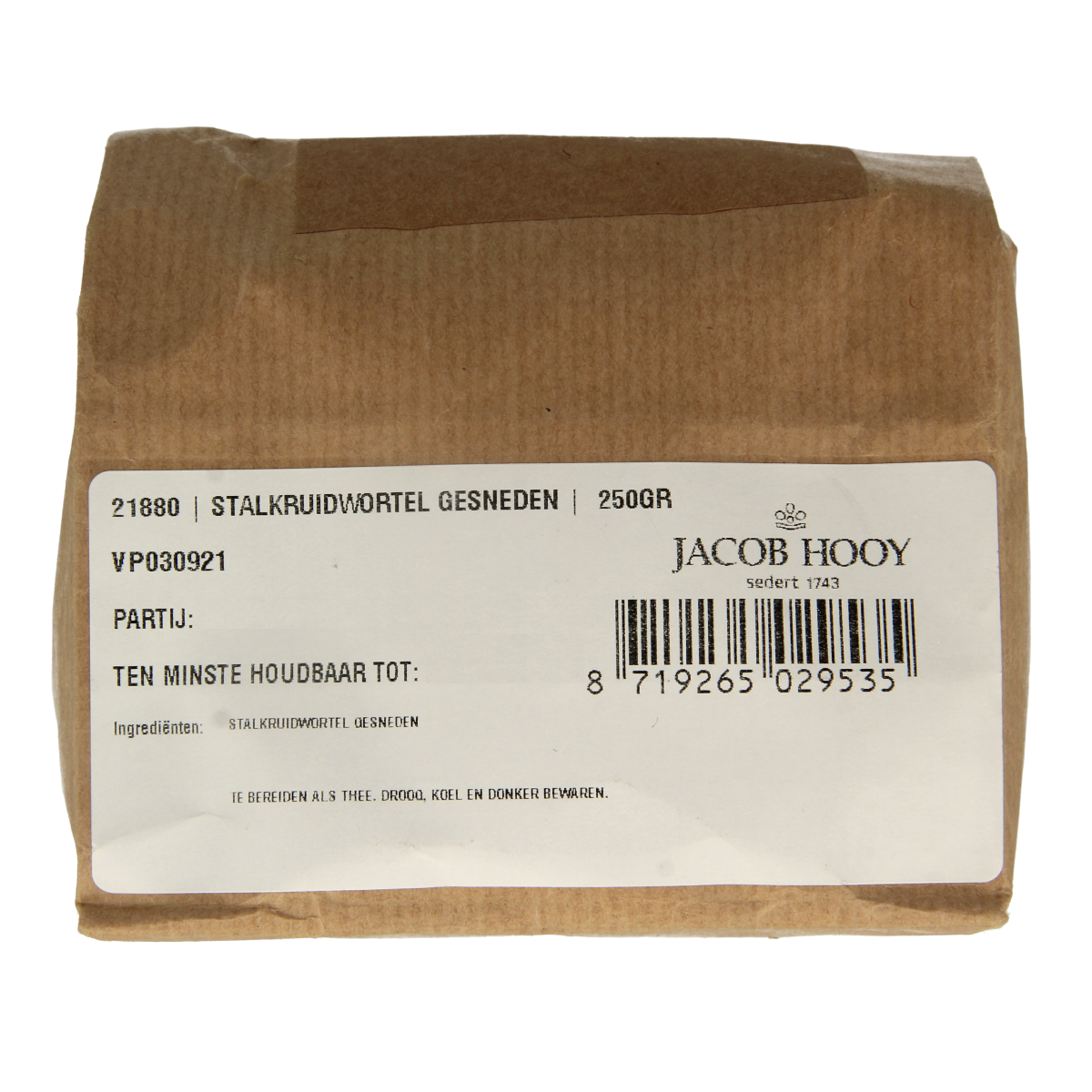 Jacob Hooy Stalkruidwortel 250 gram