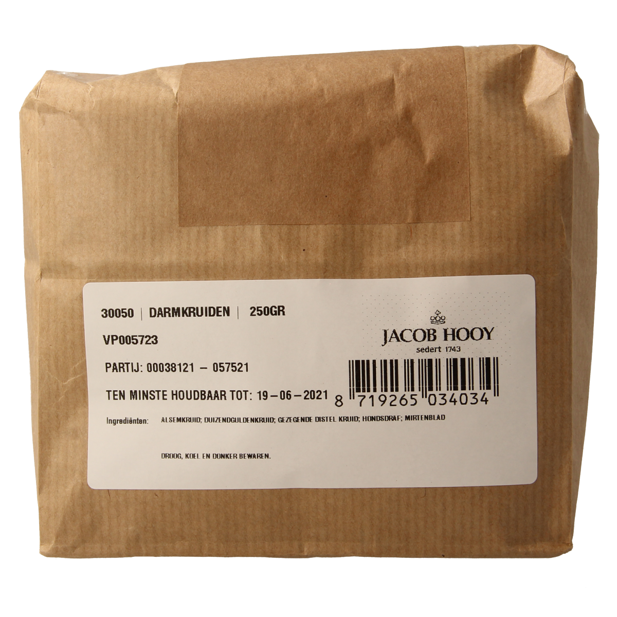 Jacob Hooy Darmkruiden 250 gram