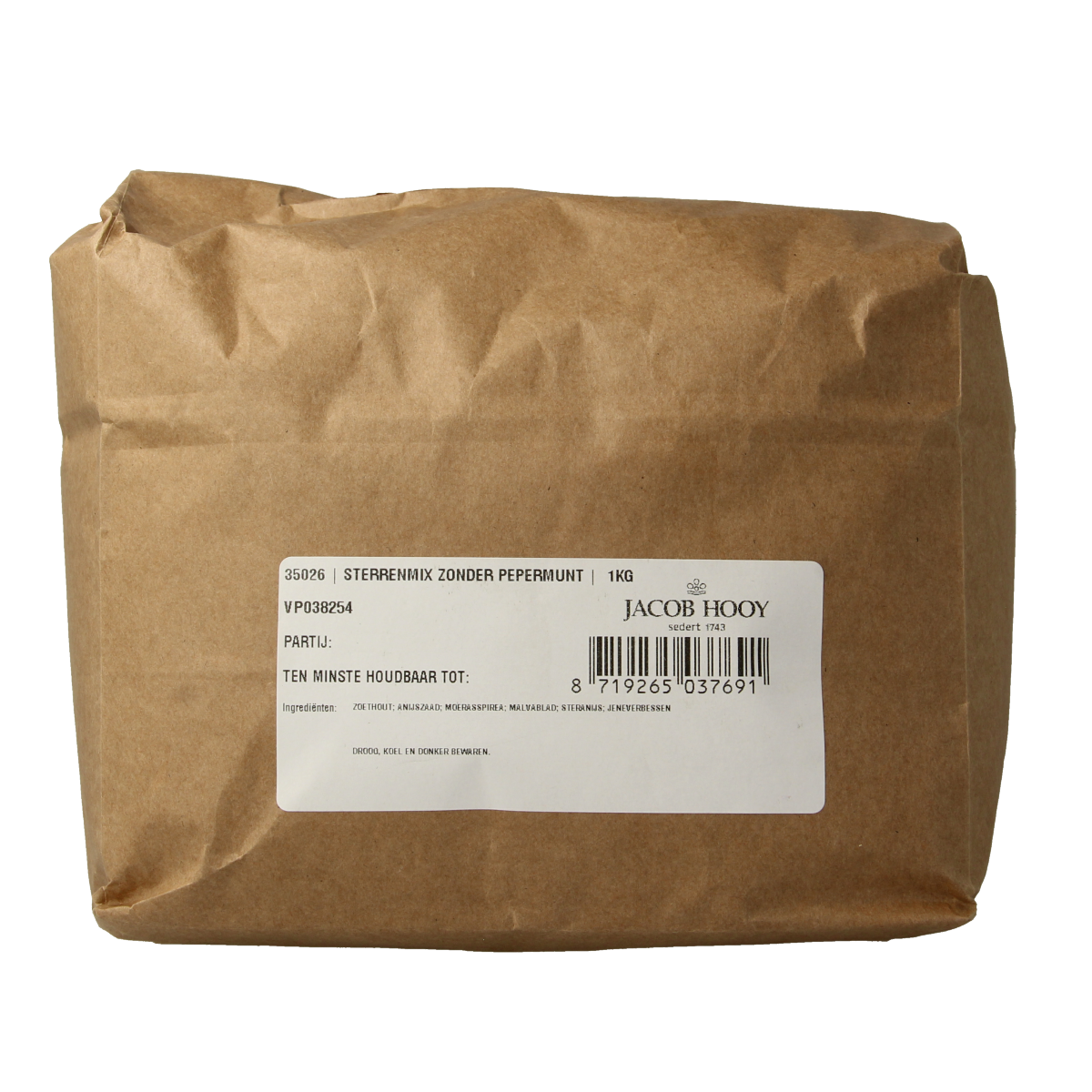 Jacob Hooy Sterrenmix zonder pepermunt 1 kg