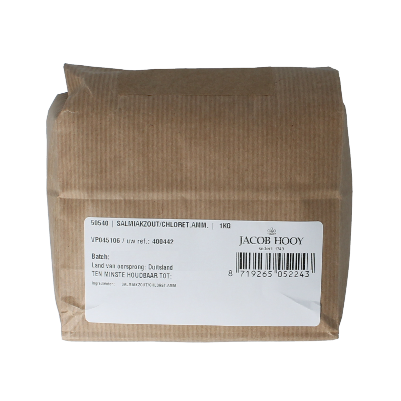 Jacob Hooy Salmiakzout / Ammonium chloride 1 kg