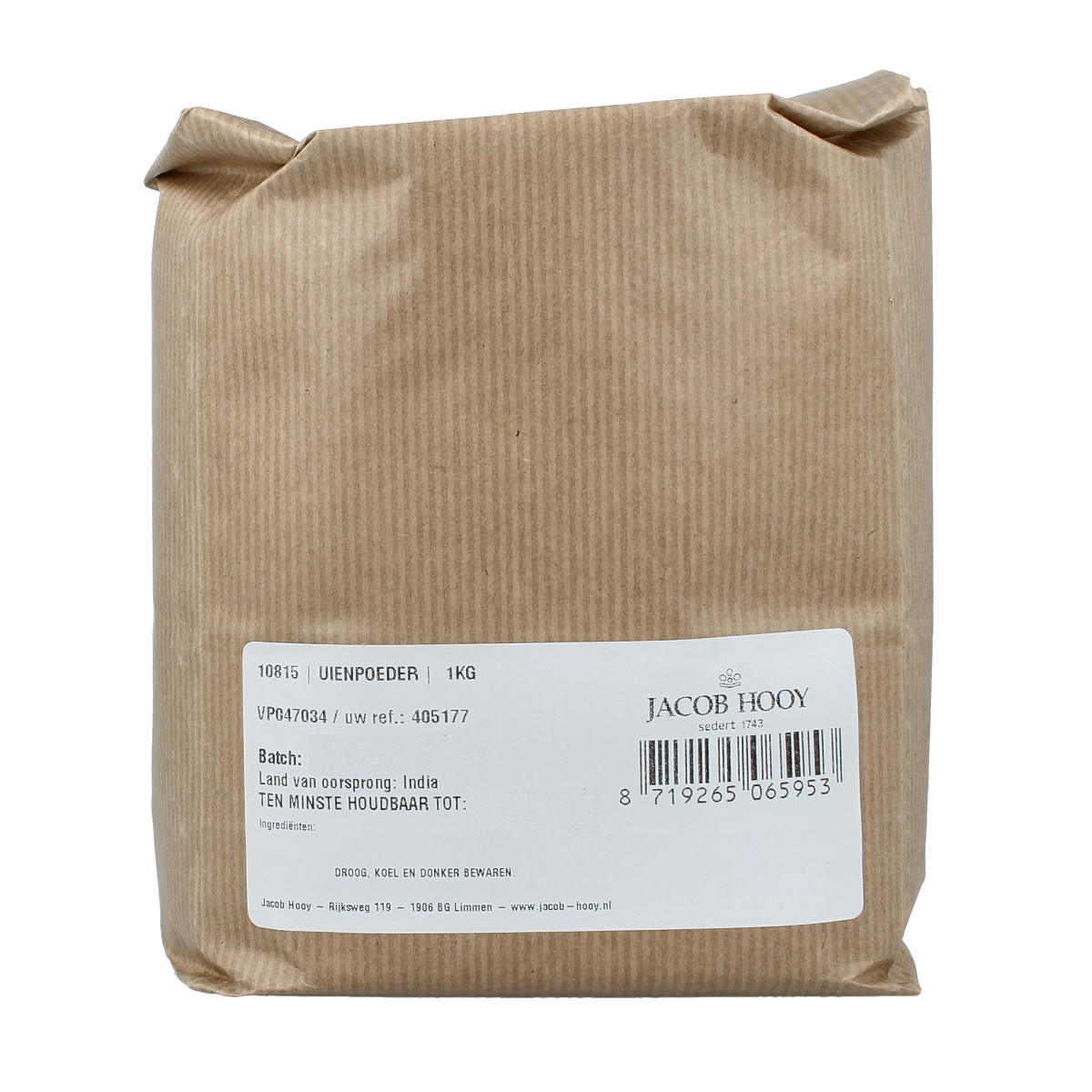 Jacob Hooy Uienpoeder 1 kg