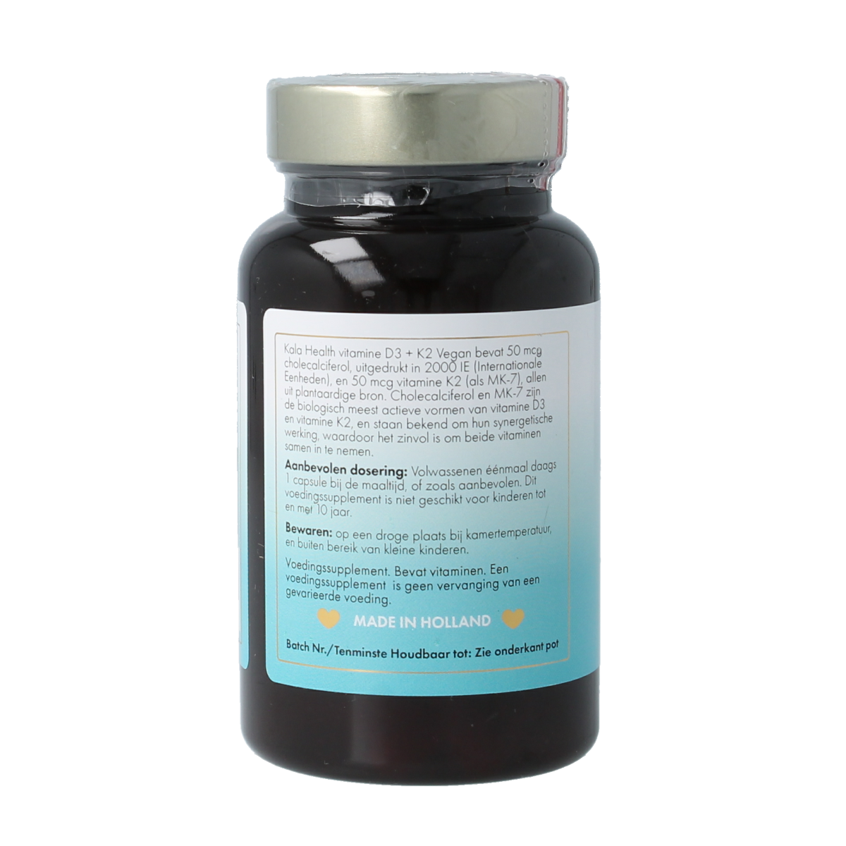 Sea Vitamins Vitamine d3 + k2 uit zee 90 vcaps