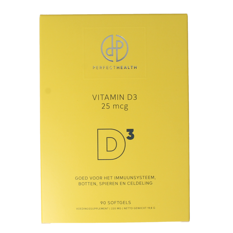 Perfect Health Vitamine D3 25mcg 90 softgels