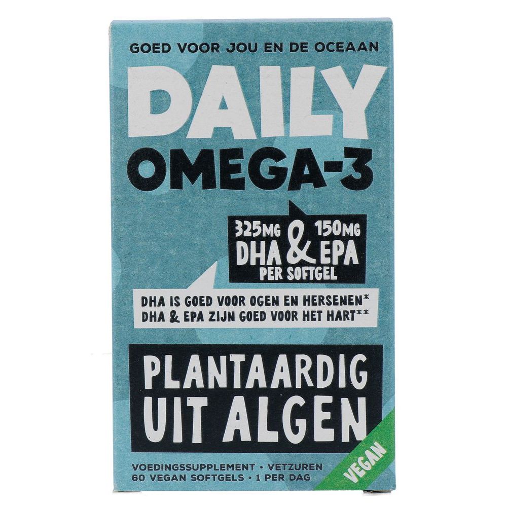 Daily Omega-3 DHA & EPA Capsules 60 vcp