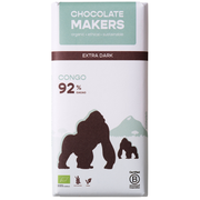 Chocolatemakers Gorilla extra puur 92% 80 gram