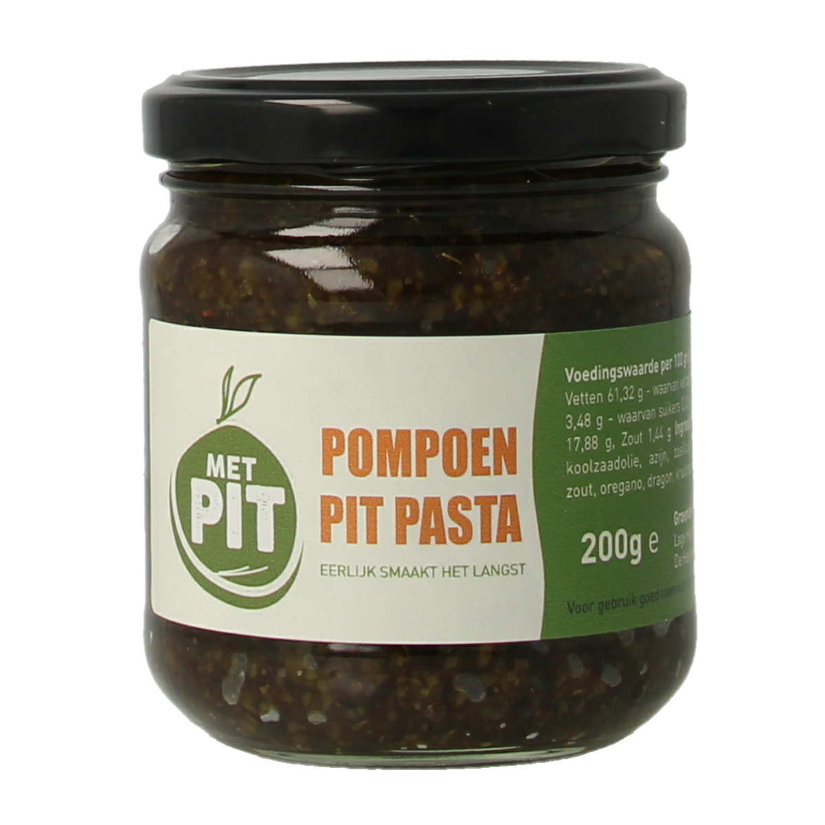 Met Pit Pompoenpit pasta 200 gram