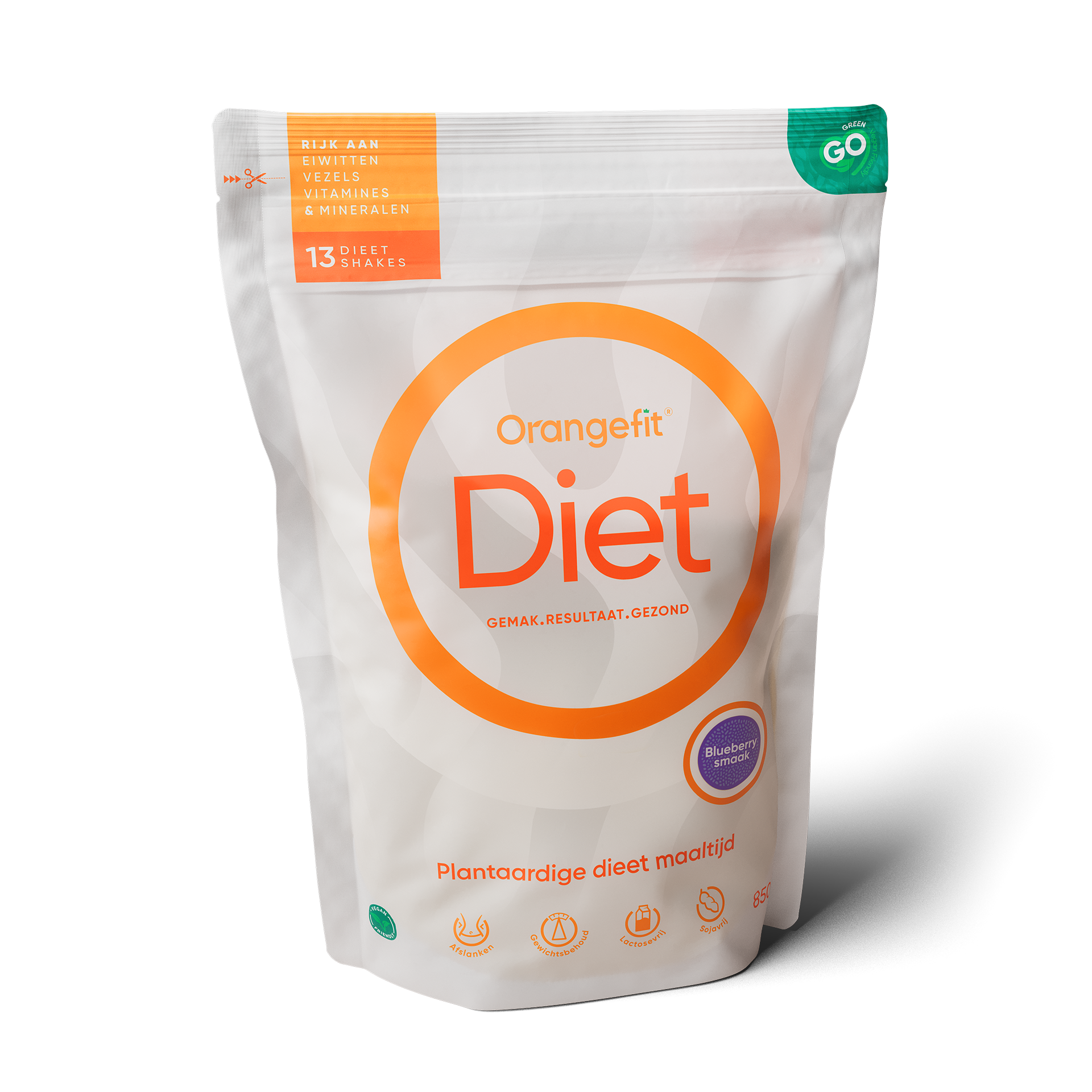 Orangefit Diet shake blueberry 850 gram