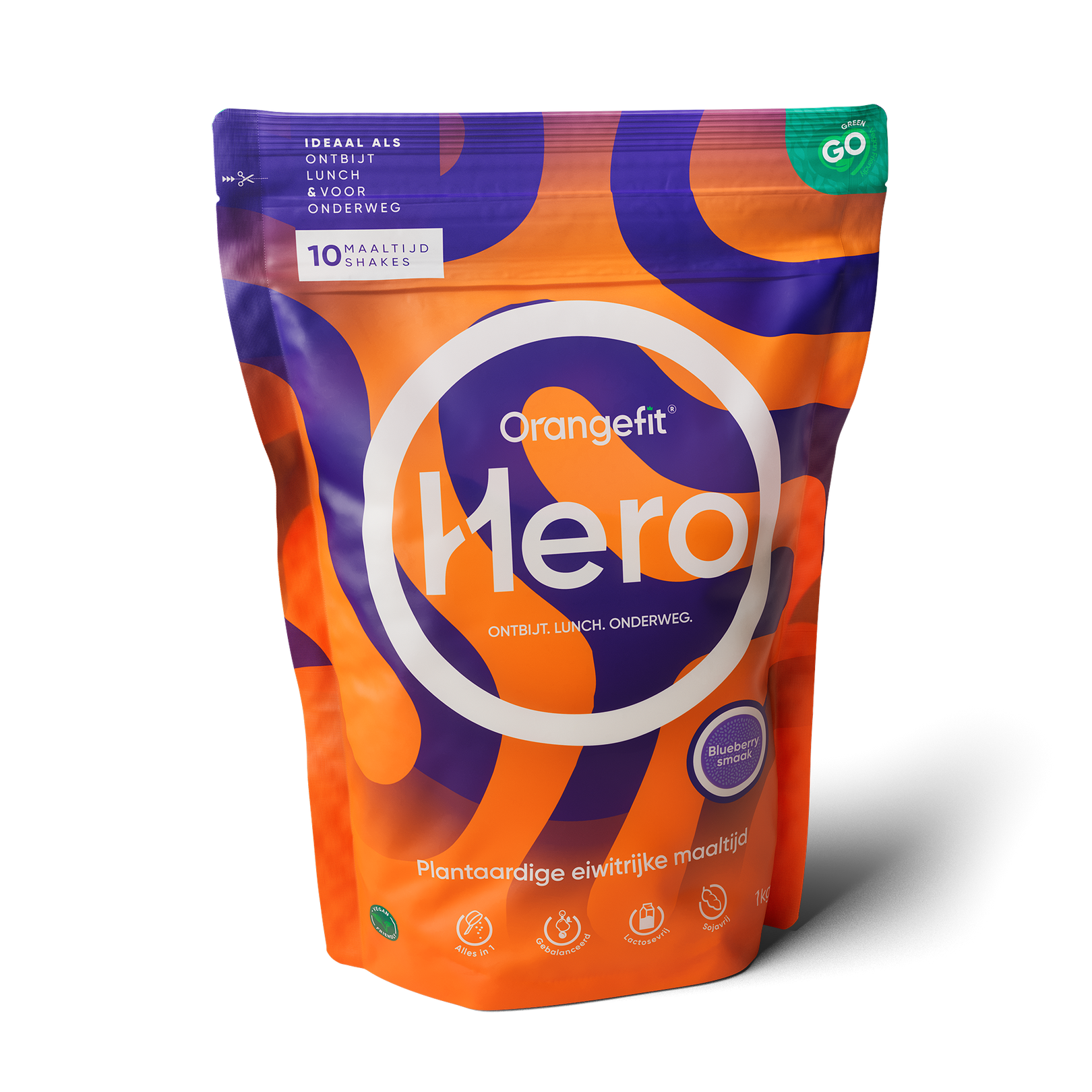 Orangefit Hero shake blueberry 1 kg