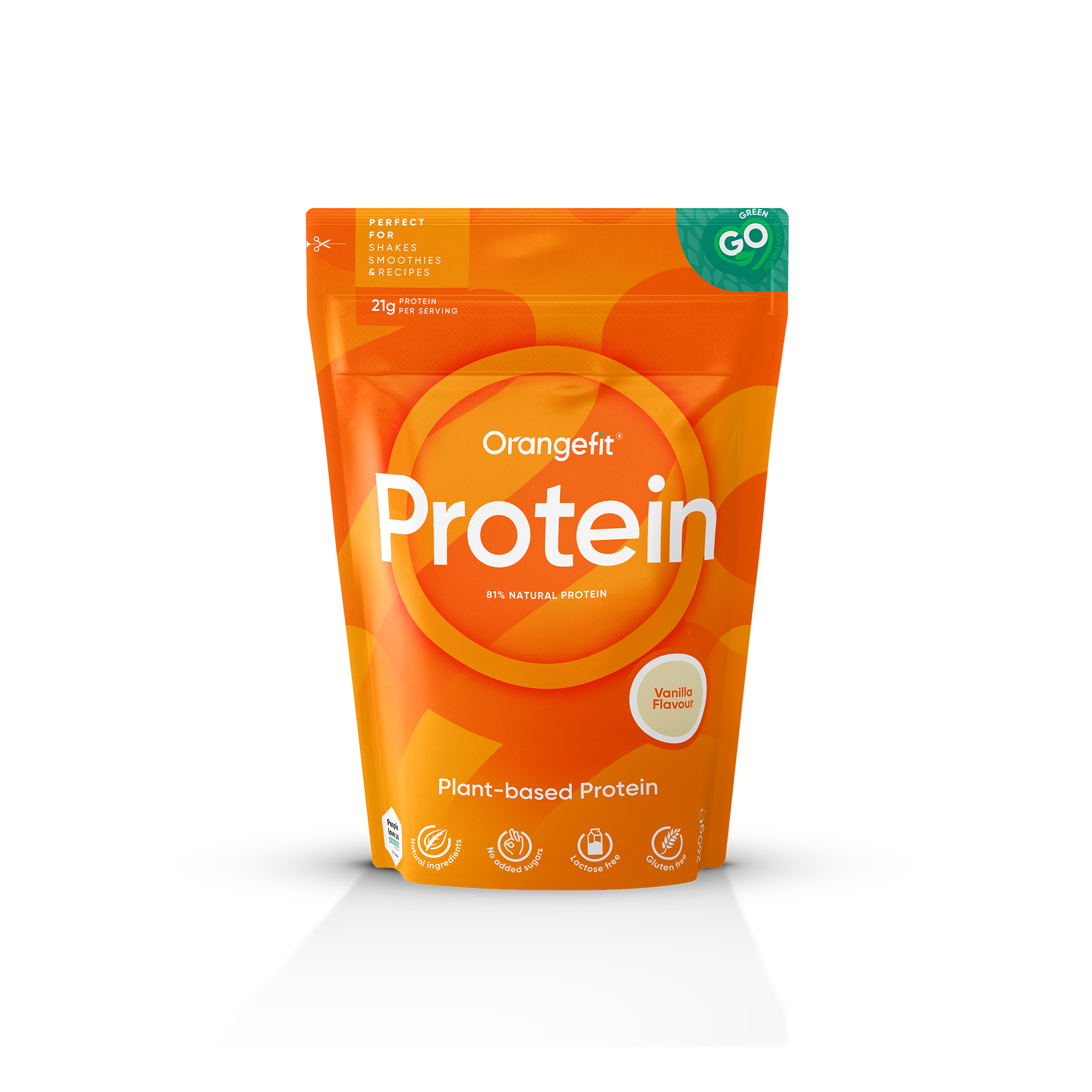 Orangefit Protein shake vanilla 260 gram