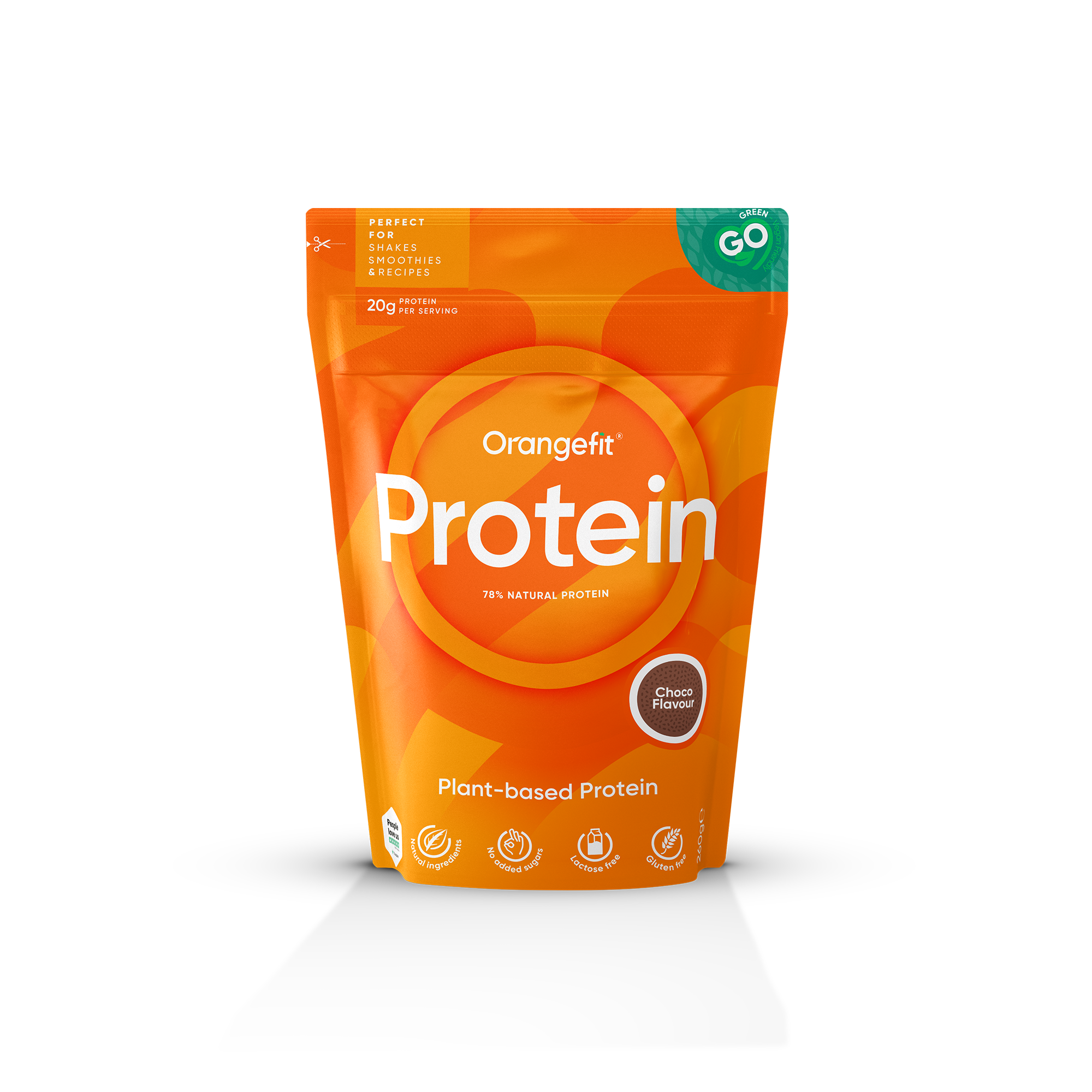 Orangefit Protein shake chocolate 260 gram